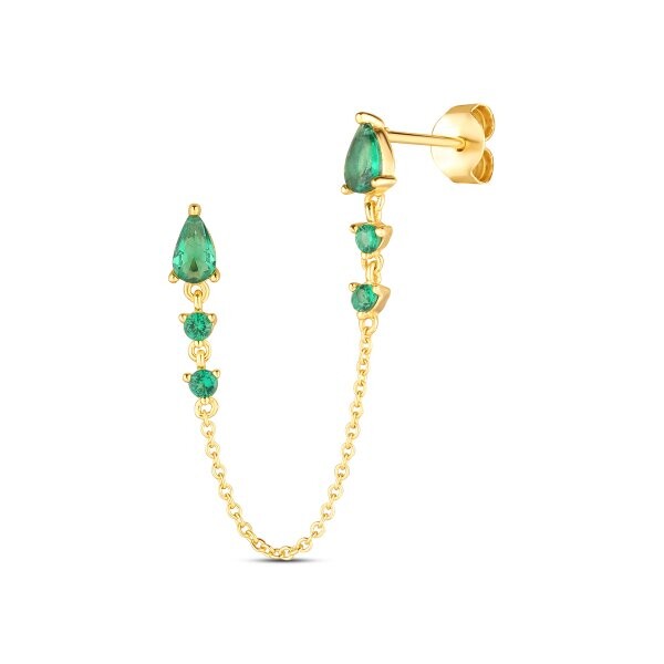 Náušnice se syntetickými kameny 636-596-577900-0000