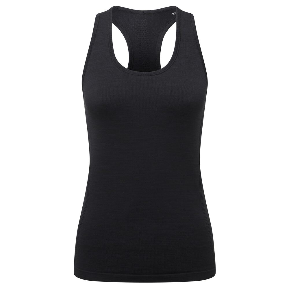 TriDri® Dámské bezešvé sportovní tílko 3D fit - Černá | L