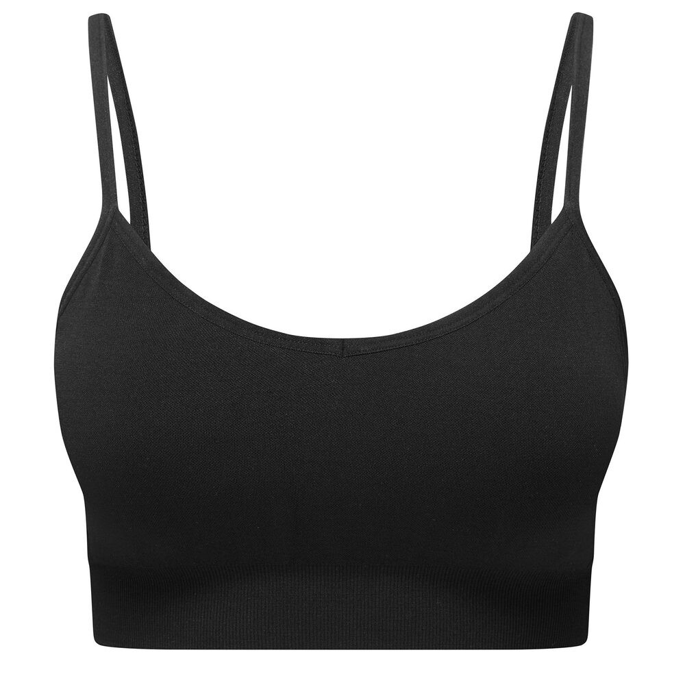 TriDri® Bezešvá sportovní podprsenka 3D Fit - Černá | L