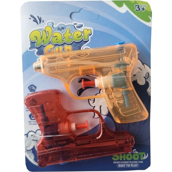 VIZOPOL SET OF 2 WATER GUNS Sada dvou pistolí na vodu, červená, velikost