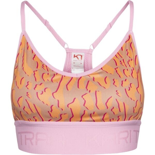 KARI TRAA VAR PRINTED Dámská podprsenka, oranžová, velikost