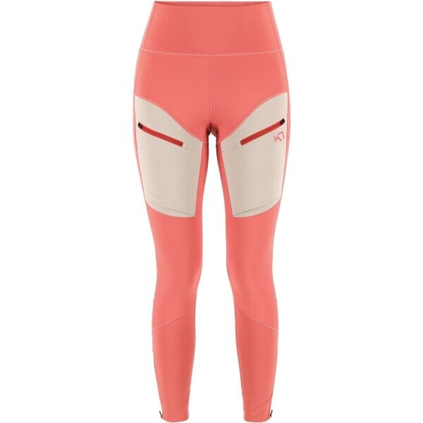 KARI TRAA ANE HIKING Dámské legíny, lososová, velikost