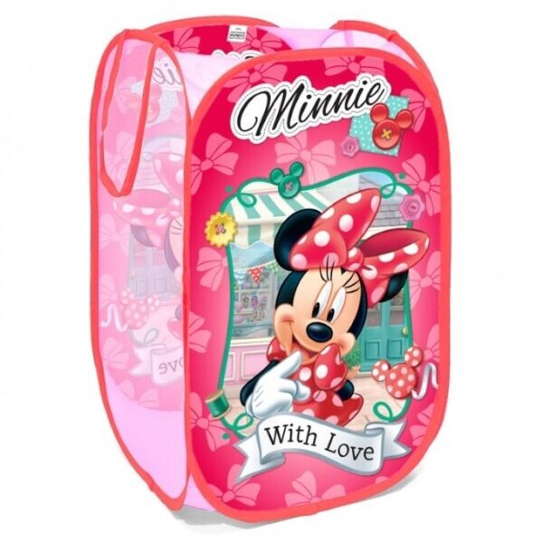 Disney MINNIE Organizér na hračky, růžová, velikost