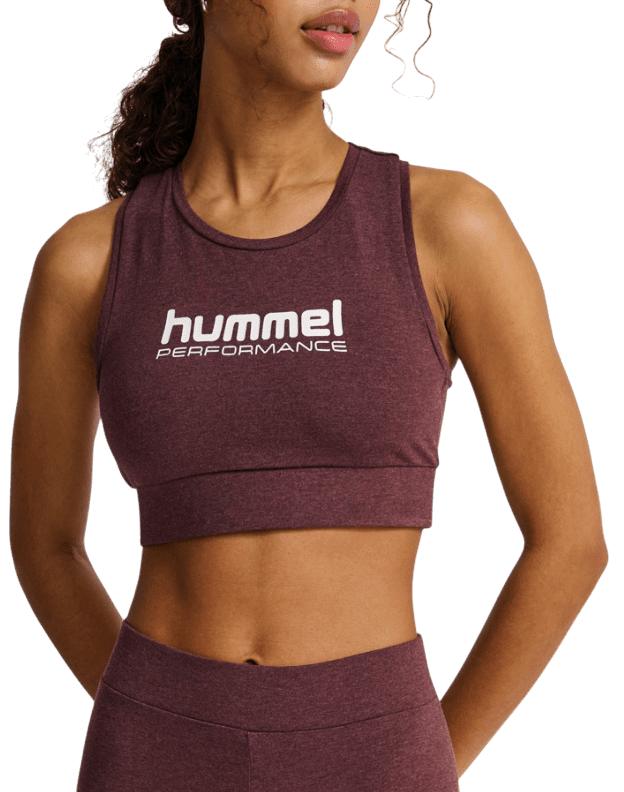 Podprsenka Hummel Hummel Pulse Logo Light Support Sports Bra Women