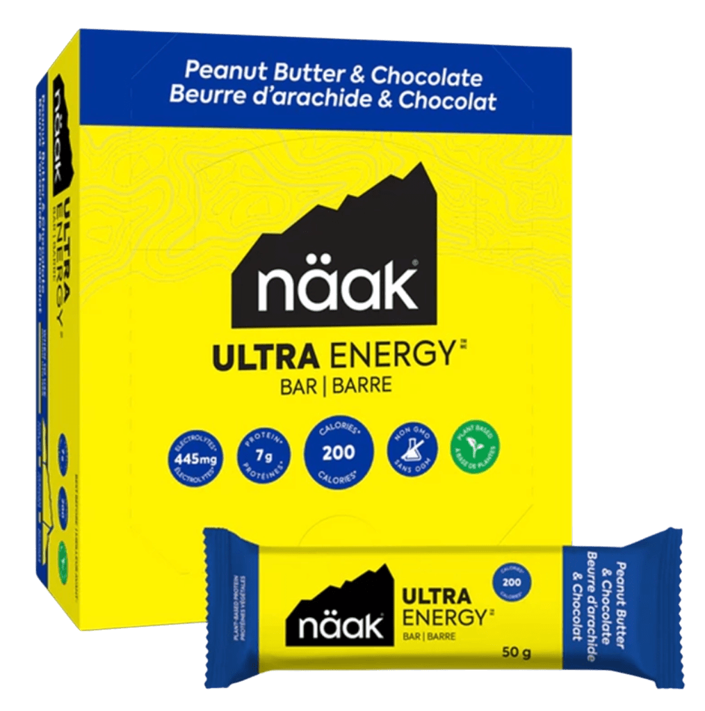 Proteinové tyčinky a sušenky Näak Peanut Butter & Chocolate - Ultra Energy™ Bars (12 x 50g) - BOX