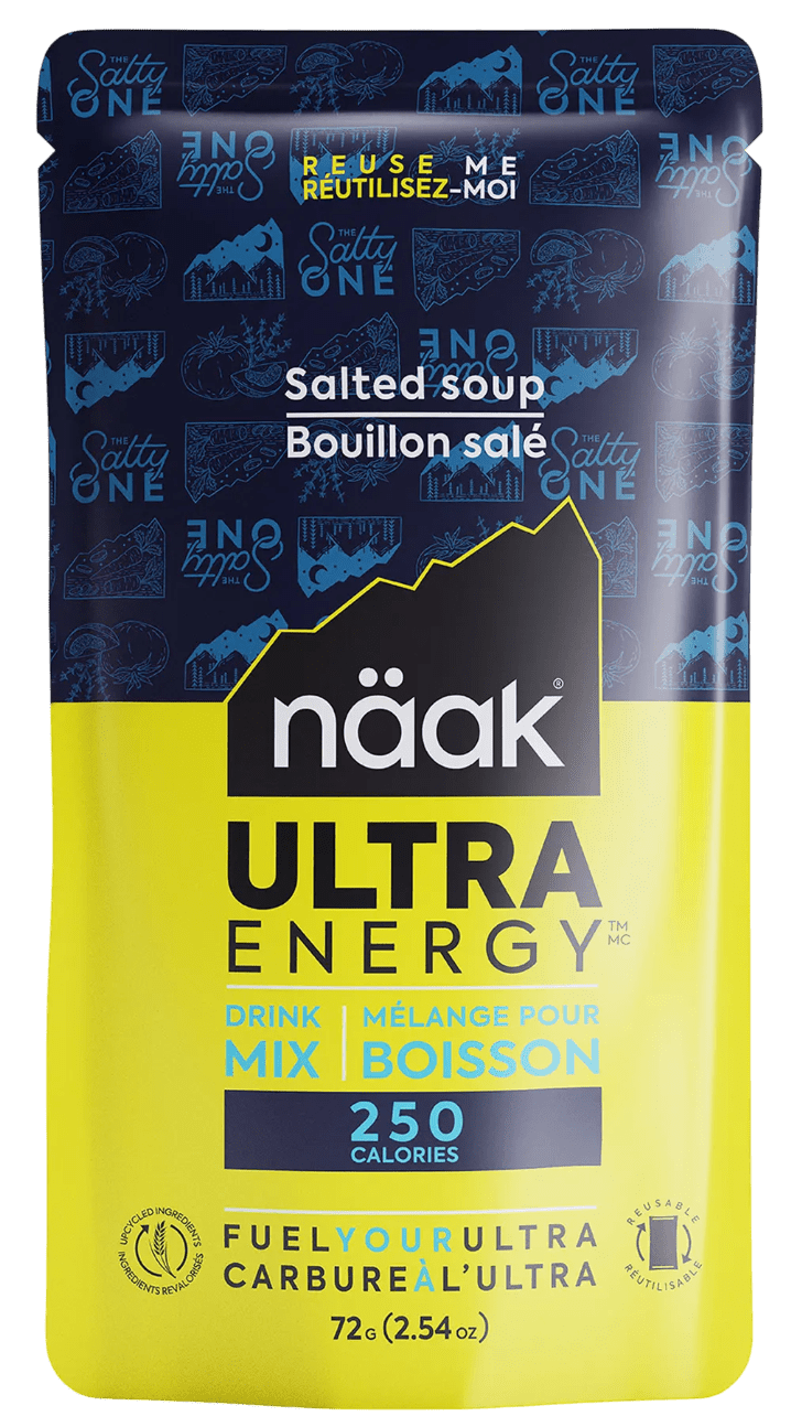 Power a energy drinky Näak Salted Soup - Ultra Energy™ Drink Mix (6 x72 g) Single packets Box