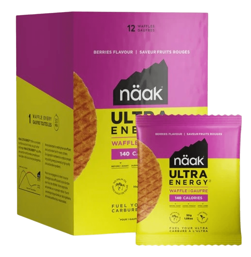 Proteinové palačinky Näak Ultra Energy™ Waffle | Berries (12 x 30g) - BOX