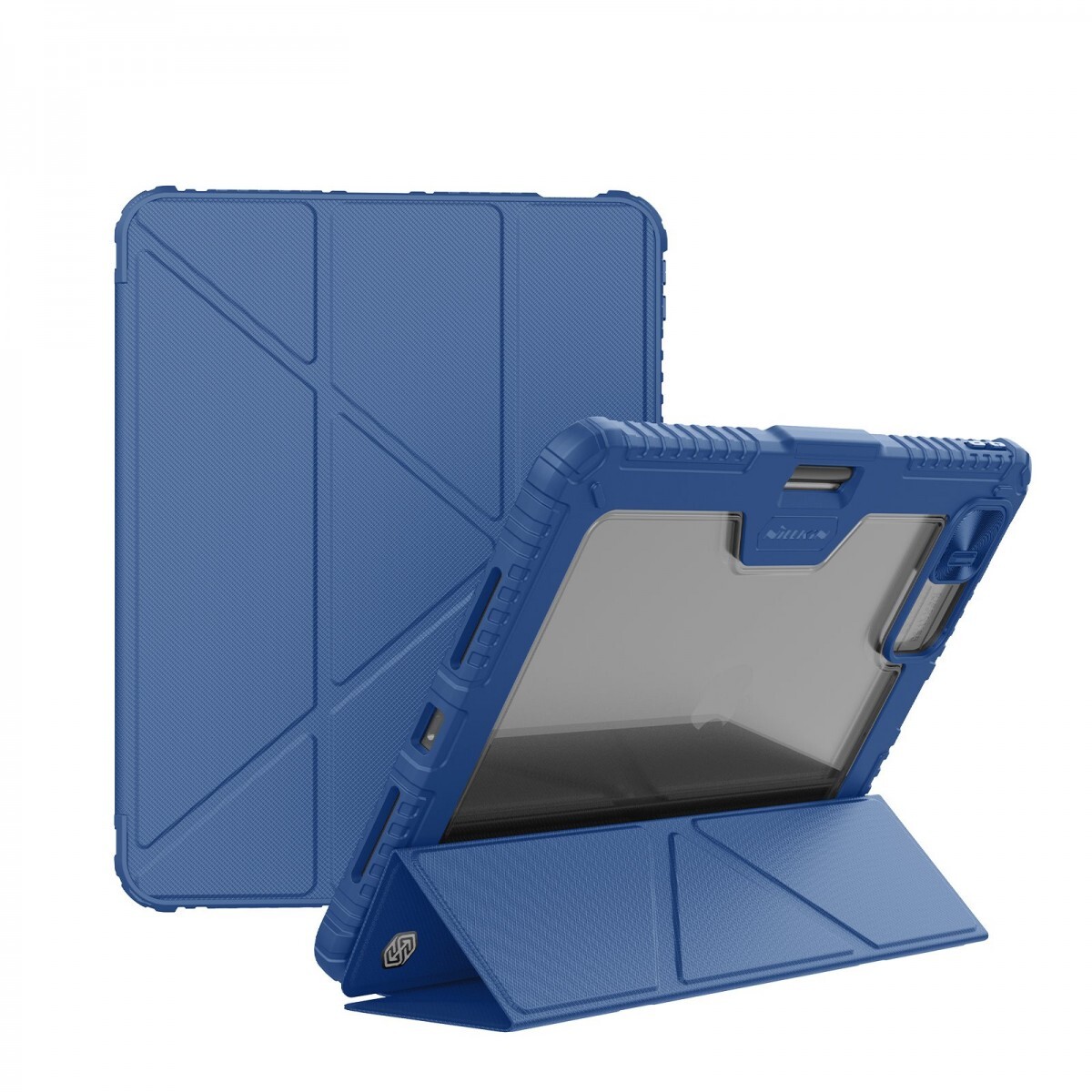 Pouzdro Nillkin Bumper PRO Protective Stand Multi-angle pro iPad Pro 12.9 2020/2021/2022/ Air 13 2024/2025 Sapphire Blue