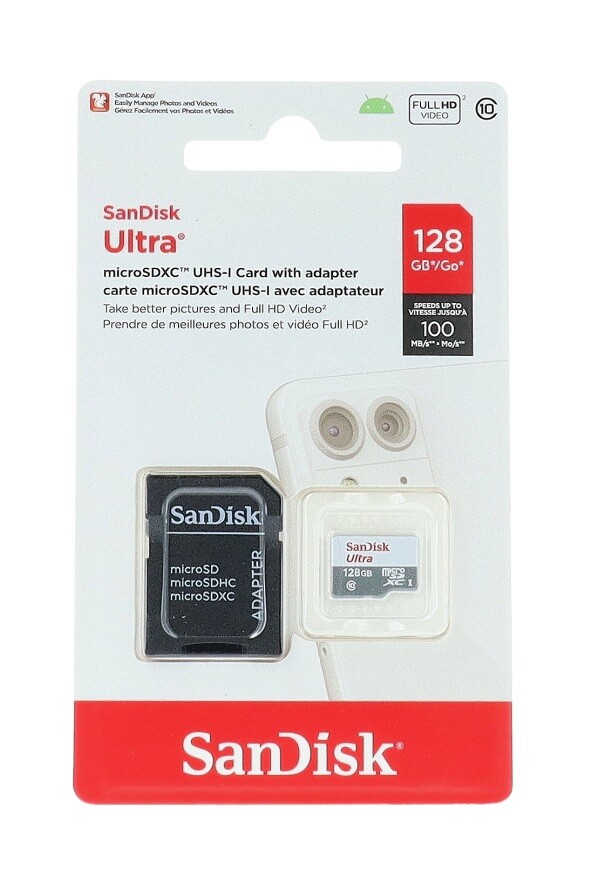 Paměťová karta Sandisk Ultra 128GB micro SDXC 61825