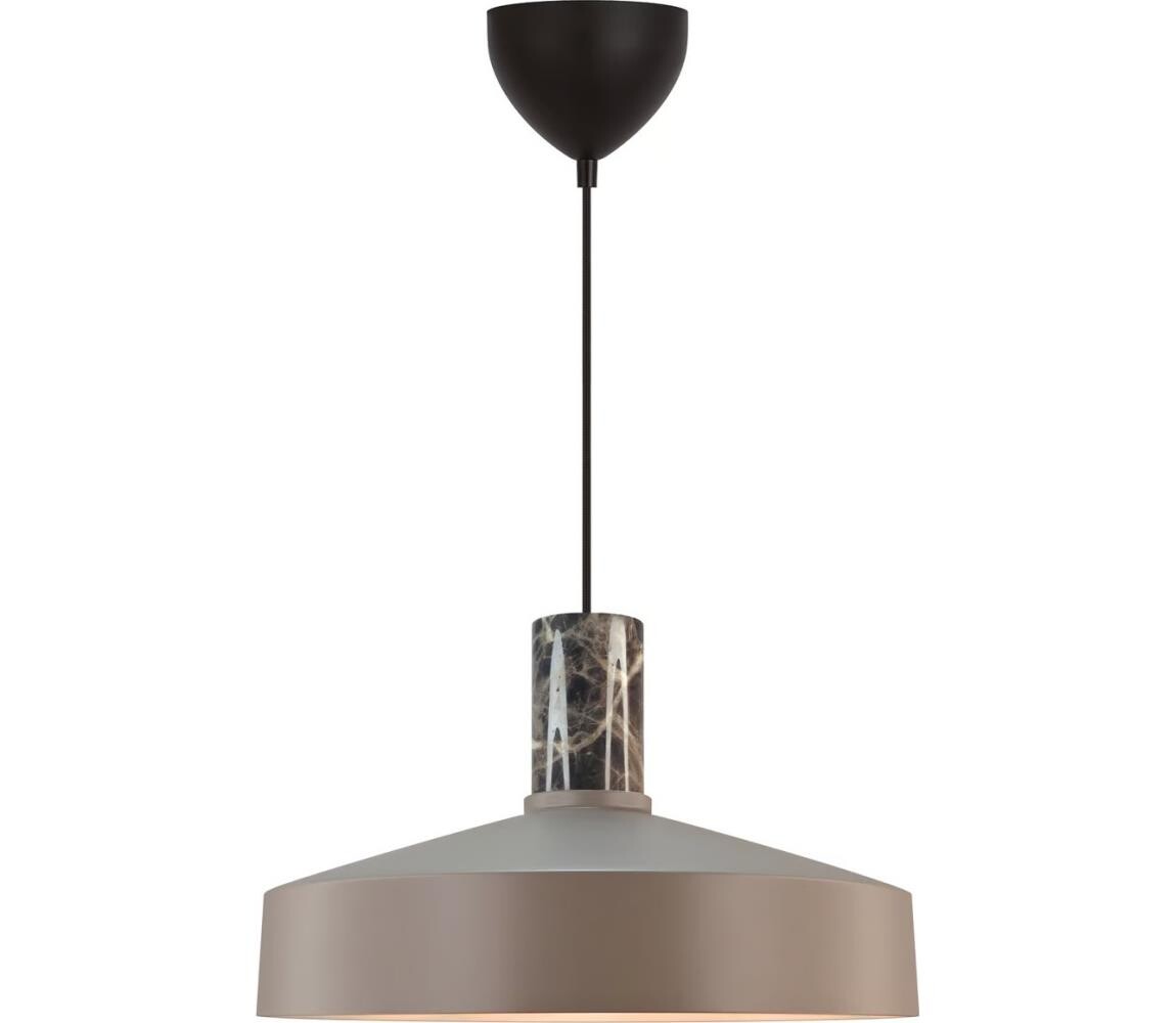 Nordlux Nordlux - Lustr na lanku ELVAS 1xE27/60W/230V pr. 37,5 cm hnědá