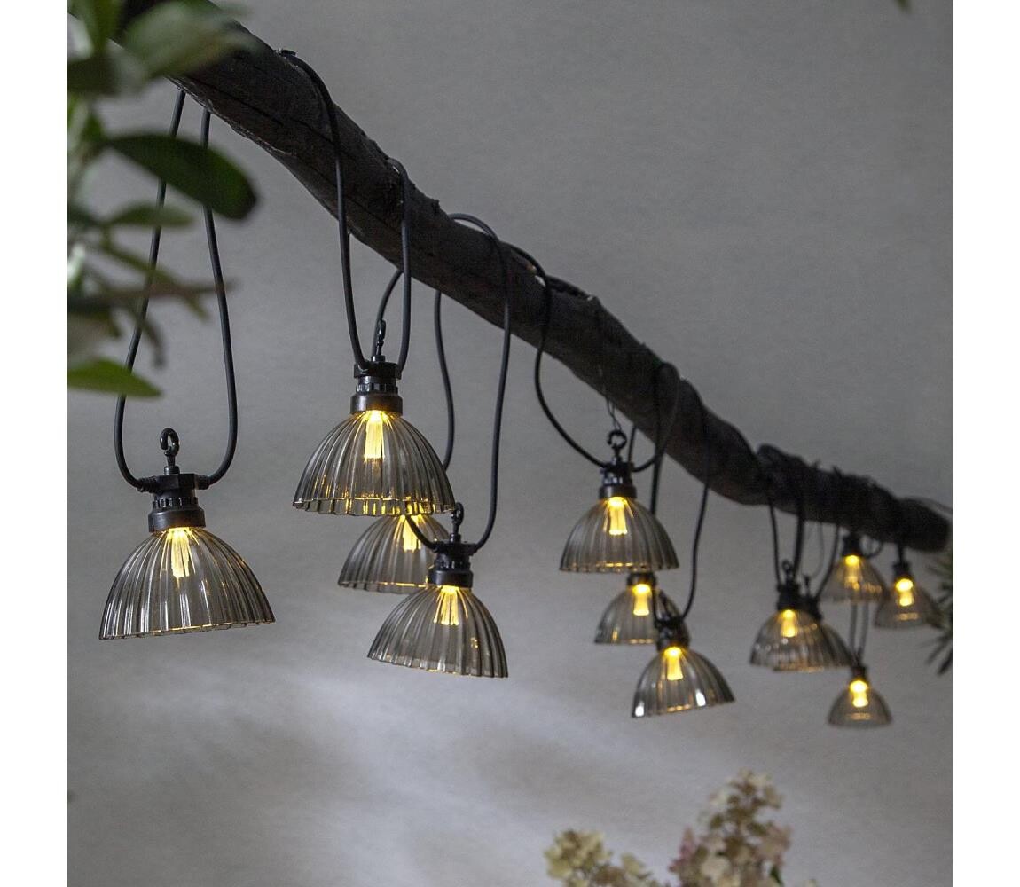 Eglo Eglo 900215 - LED Venkovní dekorační řetěz CUBONE 12xLED/0,066W/3,2V IP44