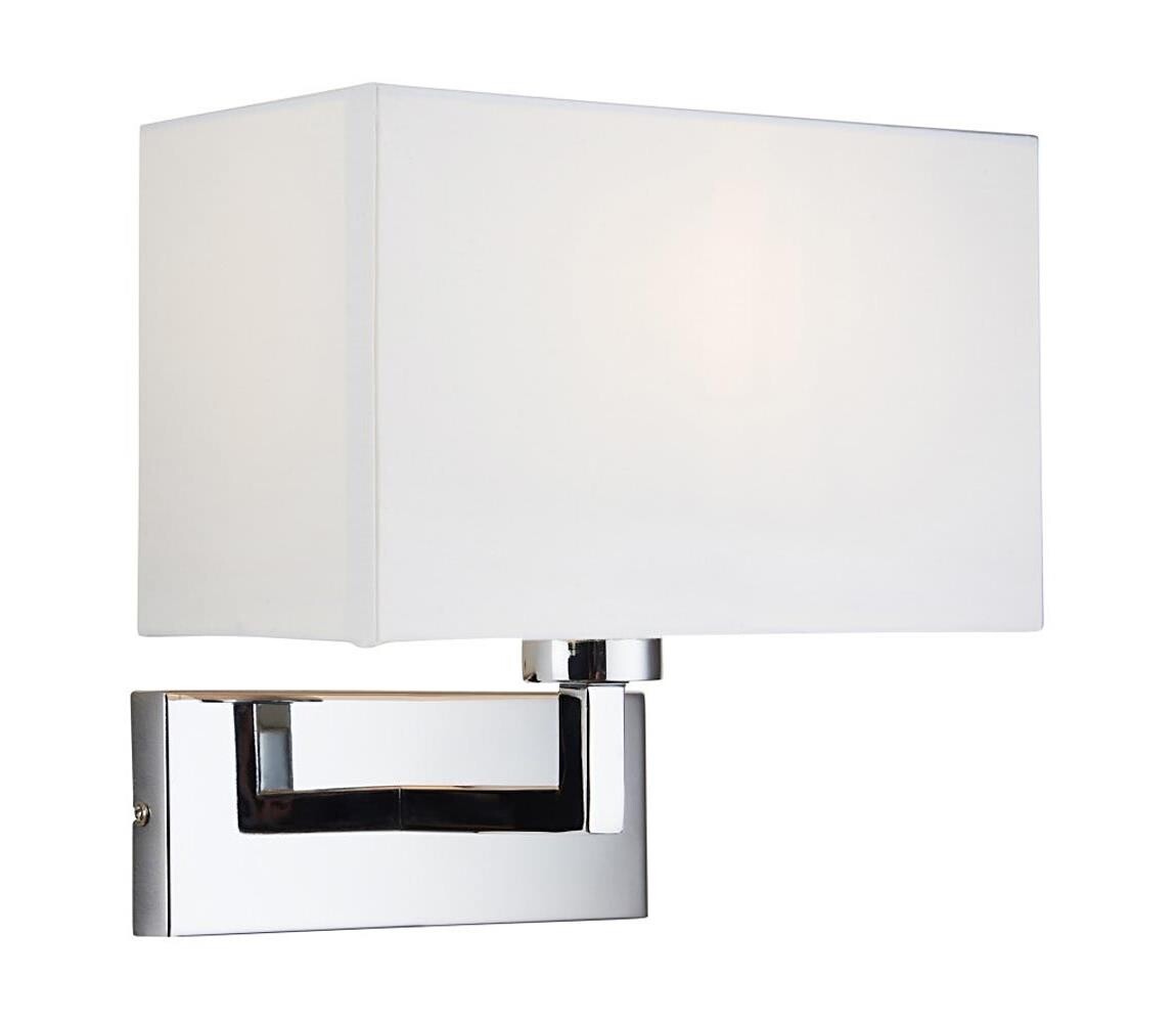 Endon Endon 56373 - Nástěnné svítidlo PICCOLO 1xE27/10W/230V bílá/lesklý chrom