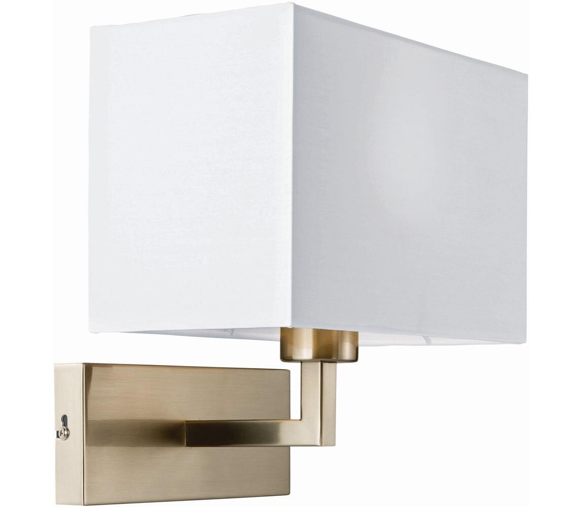 Endon Endon 61604 - Nástěnné svítidlo PICCOLO 1xE27/10W/230V bílá/matný chrom