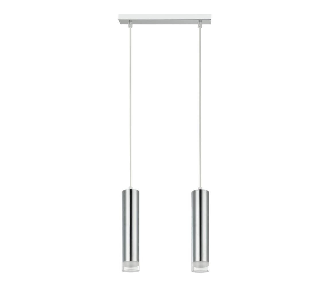 Lustr na lanku ARMIN 2xGU10/10W/230V lesklý chrom