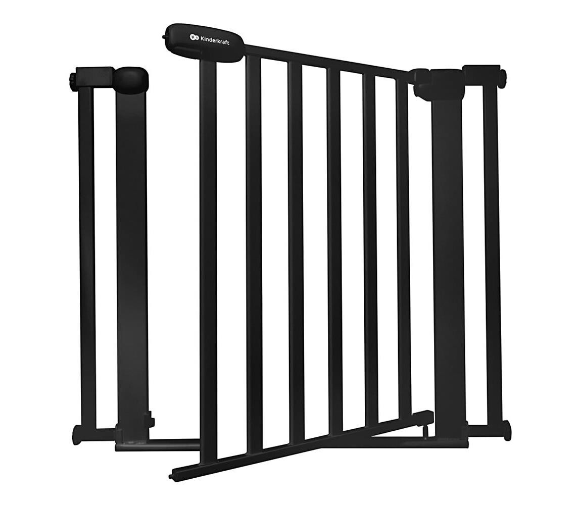 Kinderkraft KINDERKRAFT - Bezpečnostní zábrana LOCK&GO 75-103 cm černá