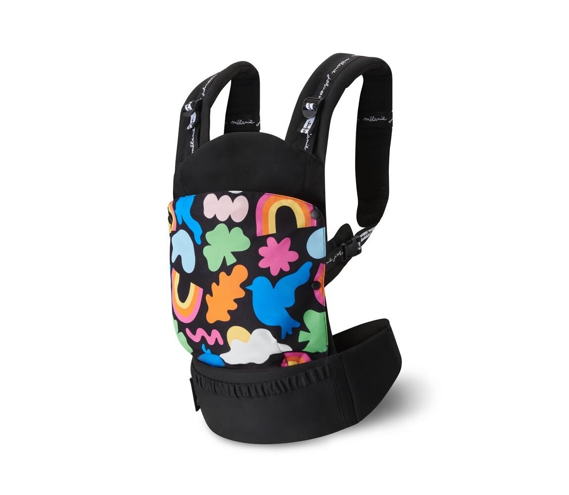 Kinderkraft KINDERKRAFT - Dětské nosítko HUGGY Happy shapes