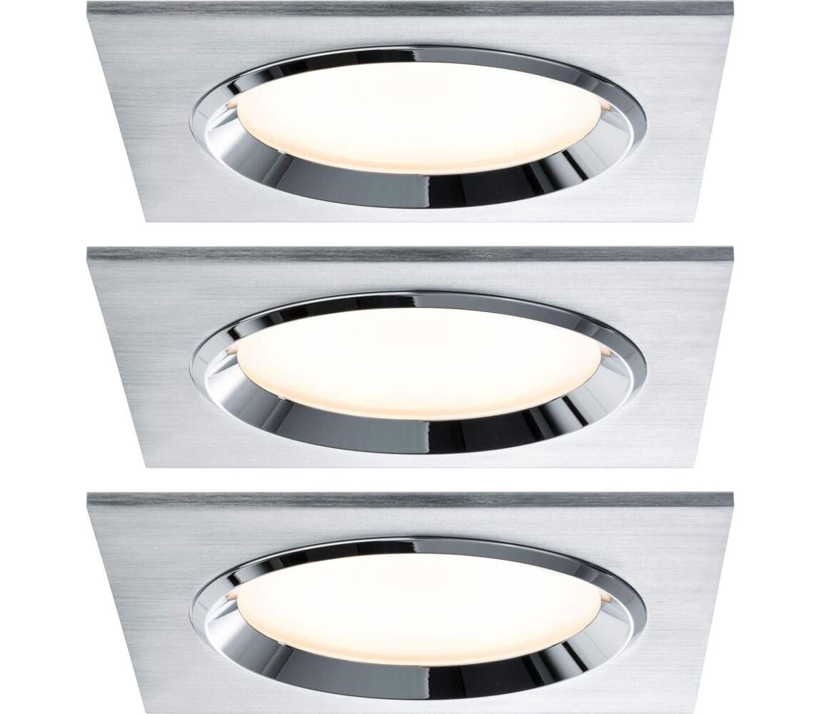 Paulmann Paulmann 92696 - SADA 3xLED/8W Stmívatelné podhledové svítidlo DICE 230V