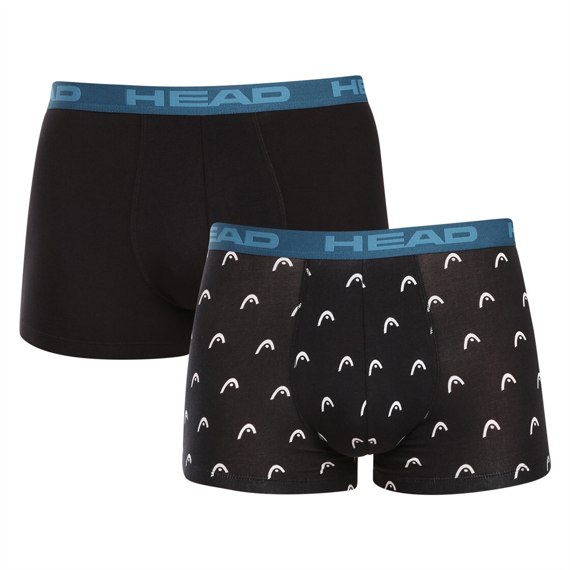 2PACK pánské boxerky HEAD černé (701232014 001) L, trenky / trenýrky