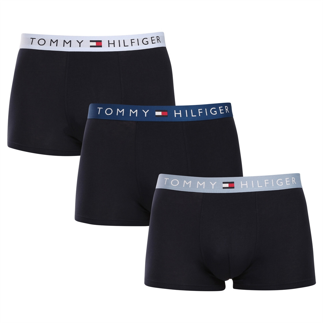 3PACK pánské boxerky Tommy Hilfiger tmavě modré (UM0UM03181 0TV) XL, trenky / trenýrky