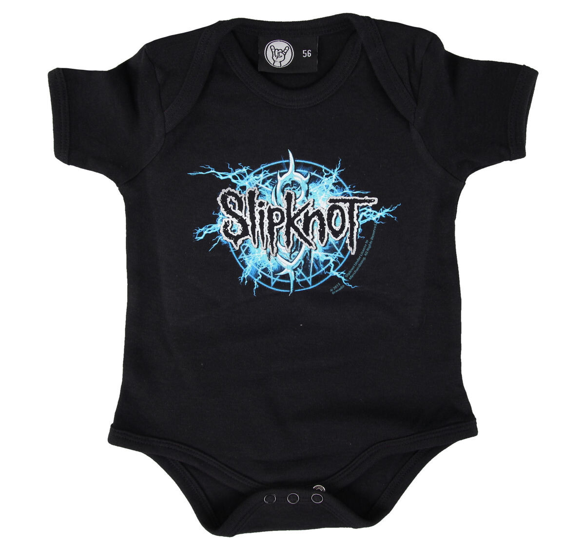 Dětské body dětské Slipknot - Electric Blue - METAL-KIDS - 482.30.8.999 56/62