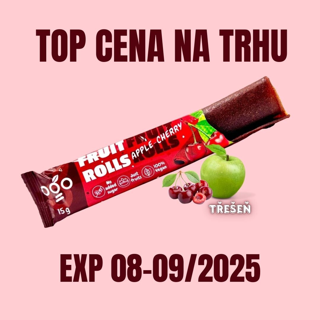 OGO Ovocná trubička jablko - třešeň 15 g EXP 08-09/2025