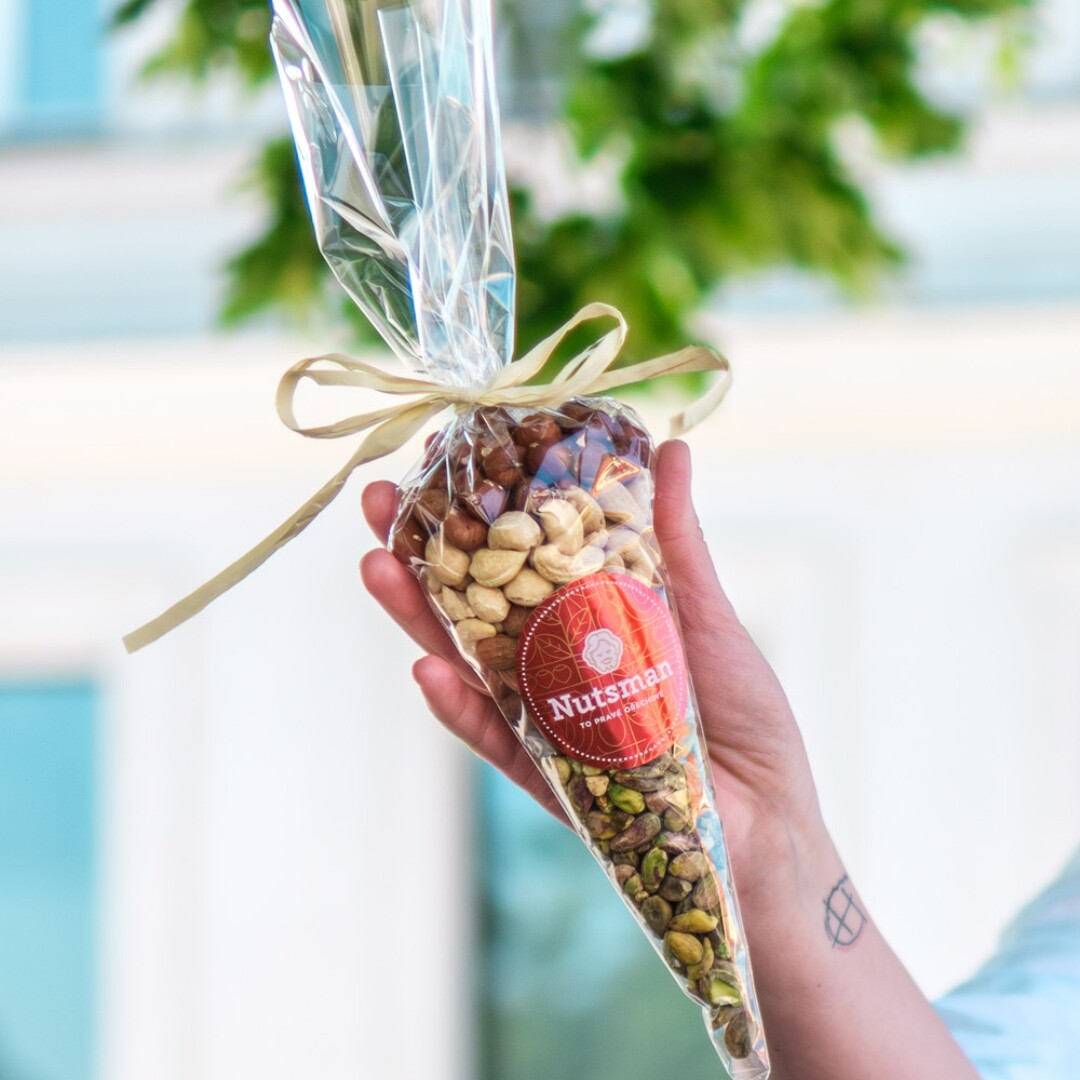 NUTSMAN Dárkový kornout NATURAL I 280 g