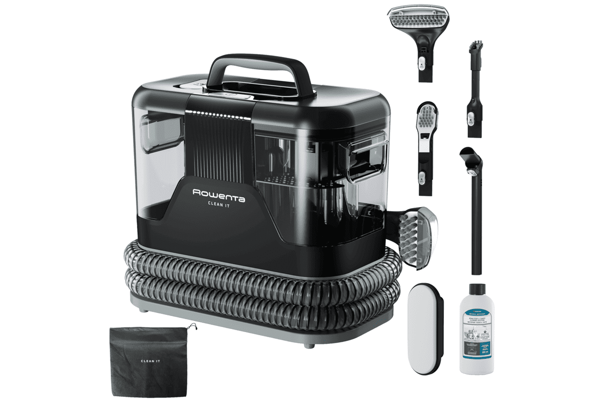Čistič skvrn a tepovač Rowenta Clean It IN5021F0 Eukalyptový/Černý