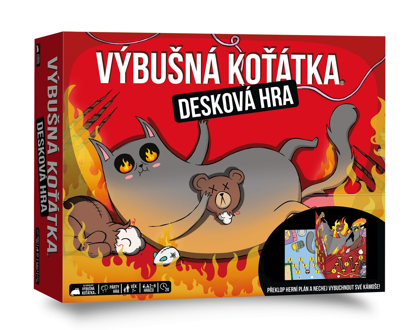 Asmodee Czech Republic Výbušná koťátka: Desková hra