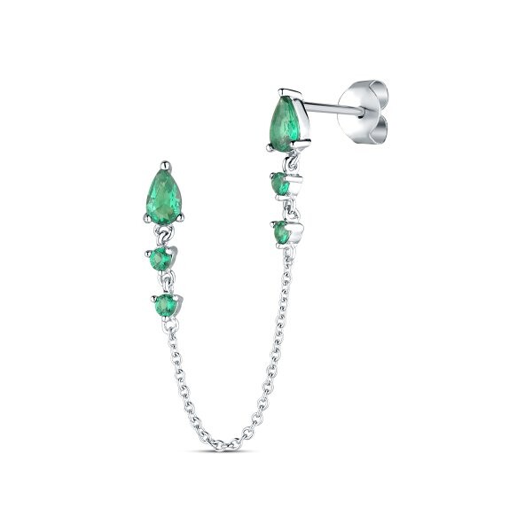 Náušnice se syntetickými kameny 136-596-577900-0000