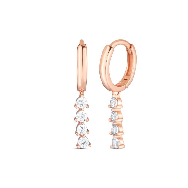 Náušnice se syntetickými kameny 636-596-R05770-0000