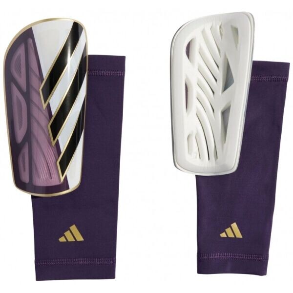 adidas TIRO SG LEAGUE Pánské fotbalové chrániče, fialová, velikost