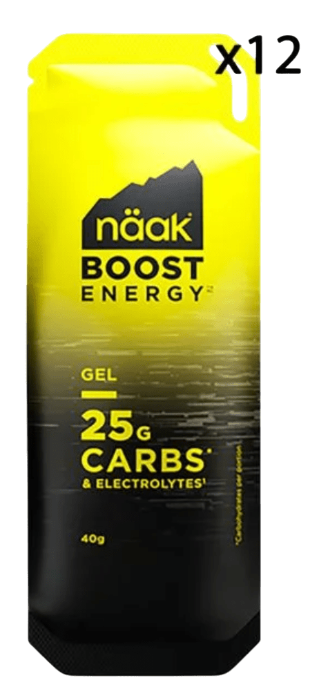 Energetické gely Näak Neutral - Boost Energy™ Gels (12 x 40g)