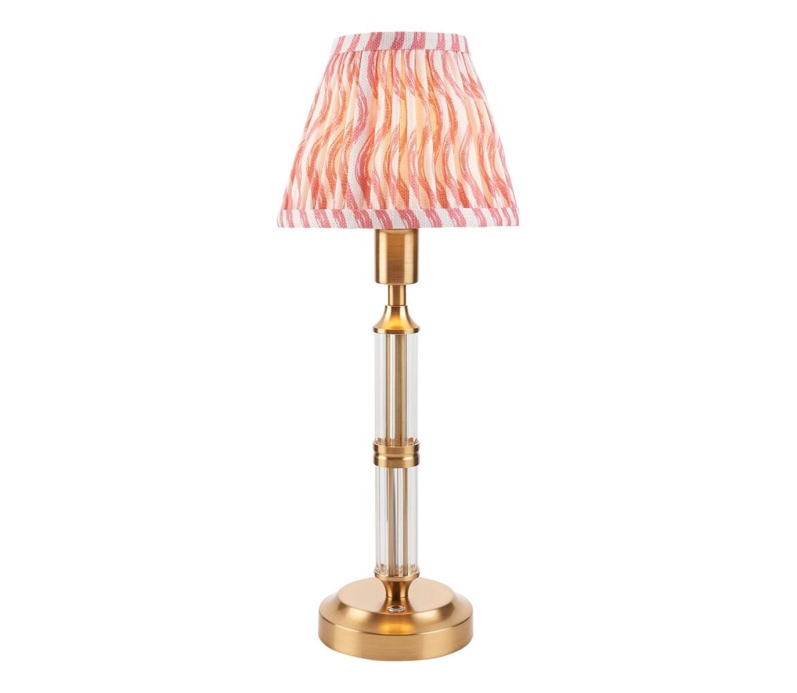 Endon Endon 114842 - LED Stm. nabíjecí stolní lampa MORTON LED/1,5W/5V mosaz/růžová