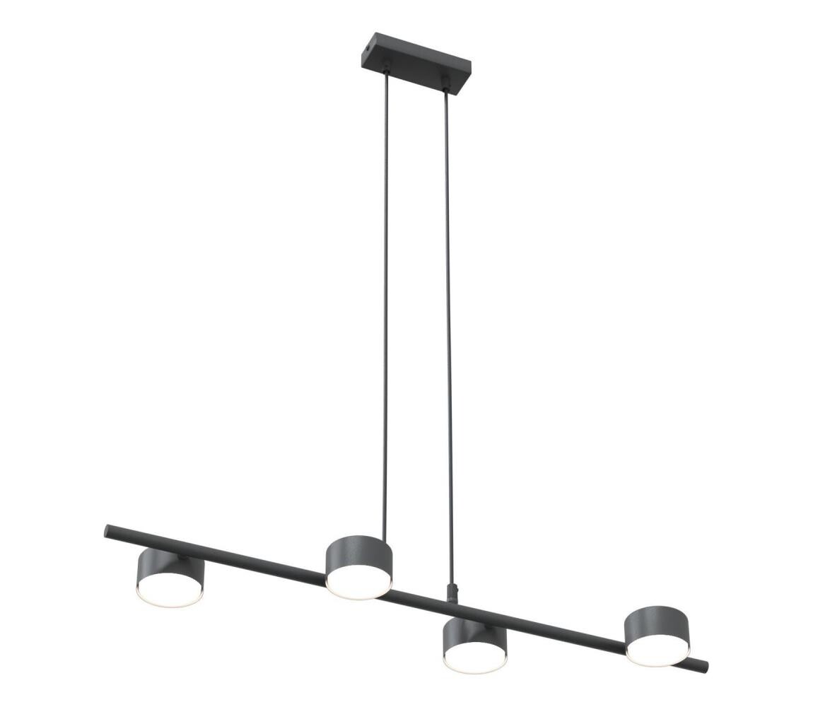 EMIBIG Lustr na lanku SORA 4xGX53/12W/230V černá