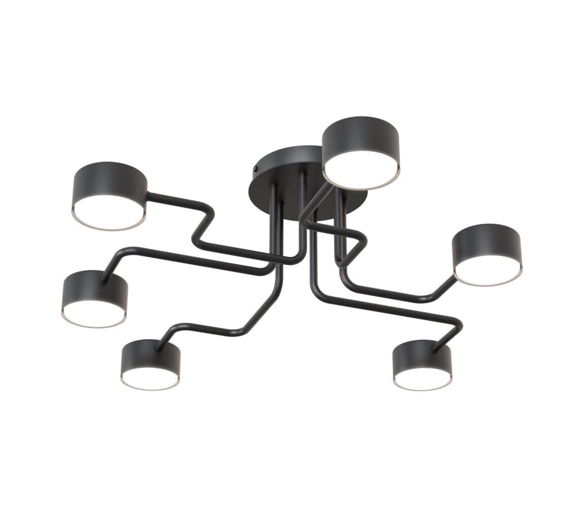 EMIBIG Lustr na tyči KURAGE 6xGX53/12W/230V černá