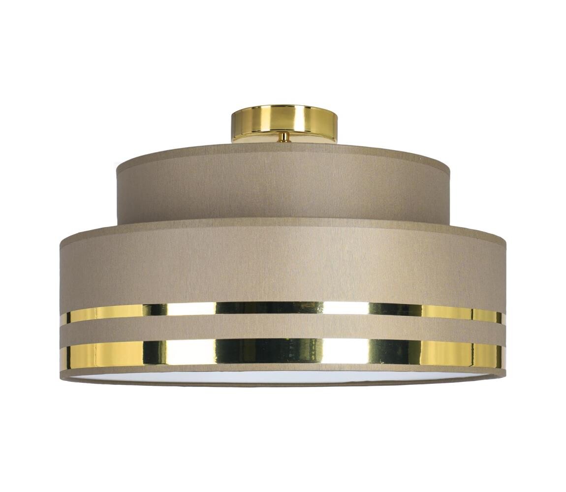 HEXE Stropní svítidlo TAMI 1xE27/60W/230V hnědá/zlatá