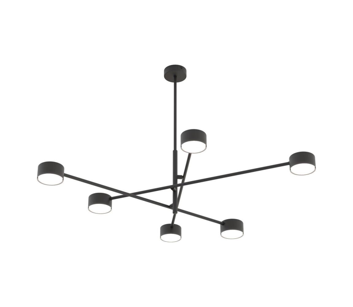 EMIBIG Lustr na tyči NATSU 6xGX53/12W/230V černá