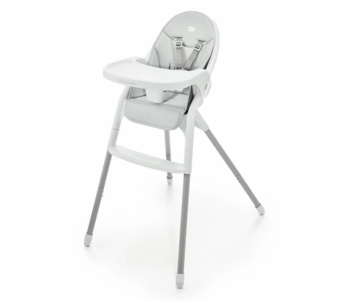 Kinderkraft KINDERKRAFT - Dětská jídelní židle 2v1 DINNLY šedá