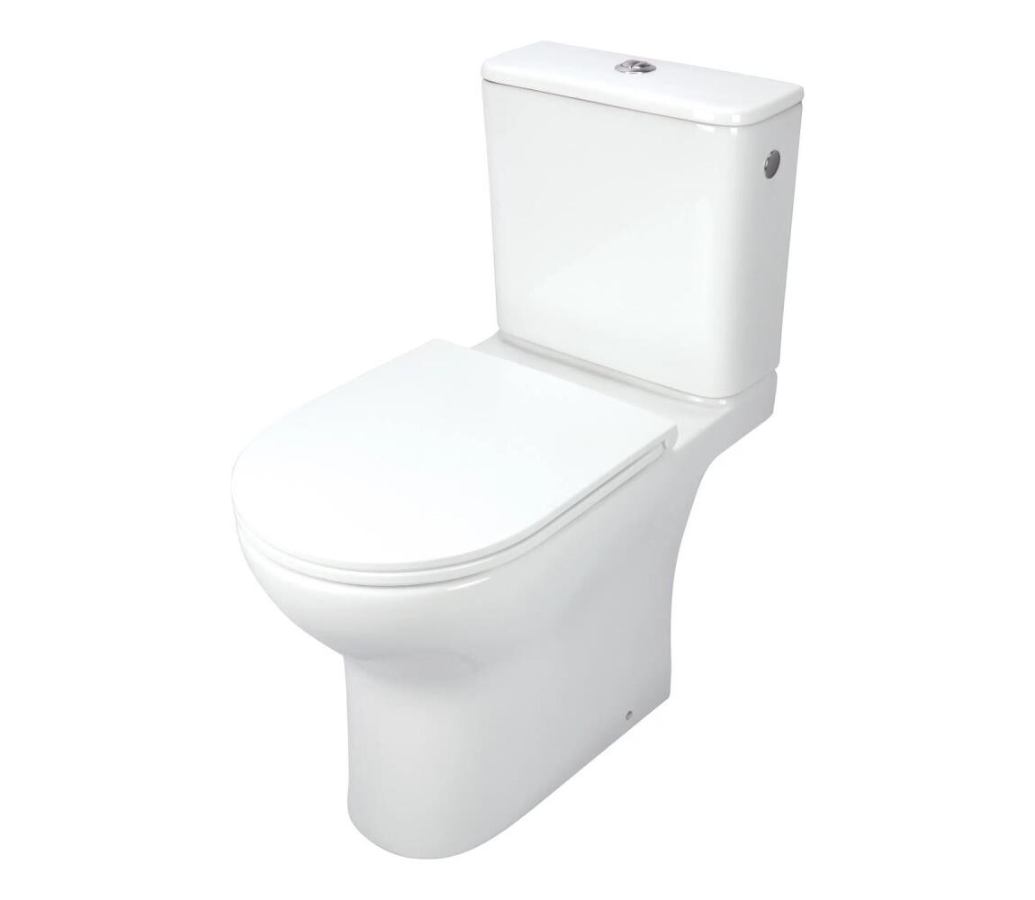 Deante Deante CDJD6RPS - Stojící WC s prkénkem JASMIN keramika/bílá