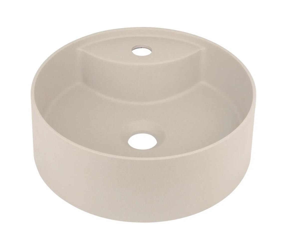 Deante Deante CQS_5U4B - Umyvadlo na desku s otvorem SILIA pr. 36 cm granit/béžová