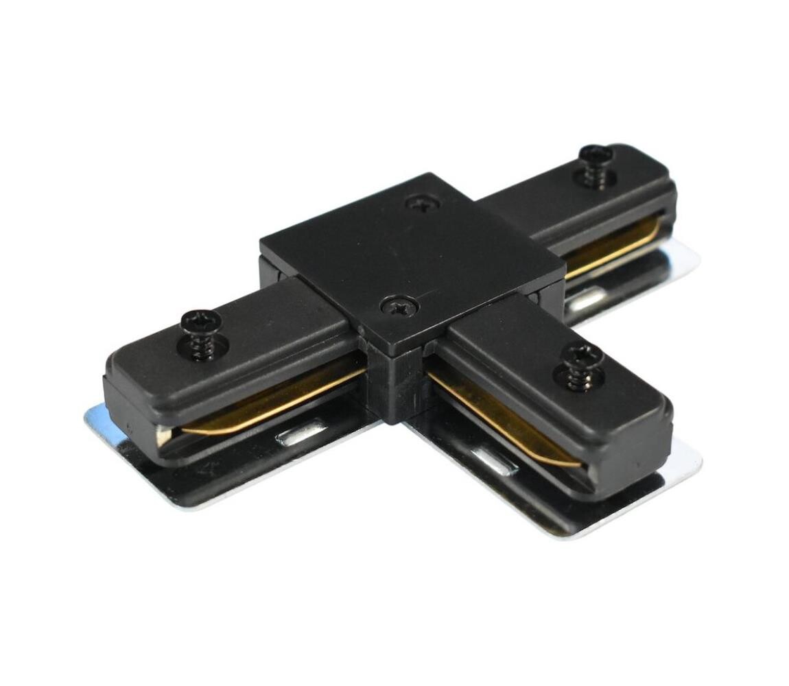 Konektor pro svítidla v lištovém systému 1-fázový typ T černá