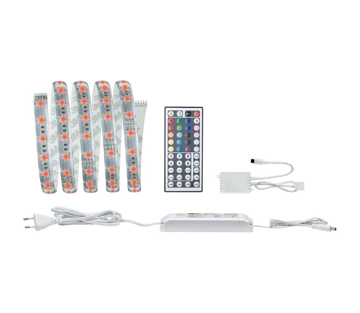 Paulmann Paulmann 70674 -LED RGB/22W Stmívatelný pásek 1,5 m 230V+dálkové ovládání