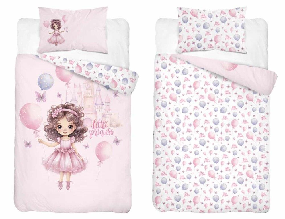 Detexpol Povlečení do postýlky 100x135 + 40x60 cm - Little Princess