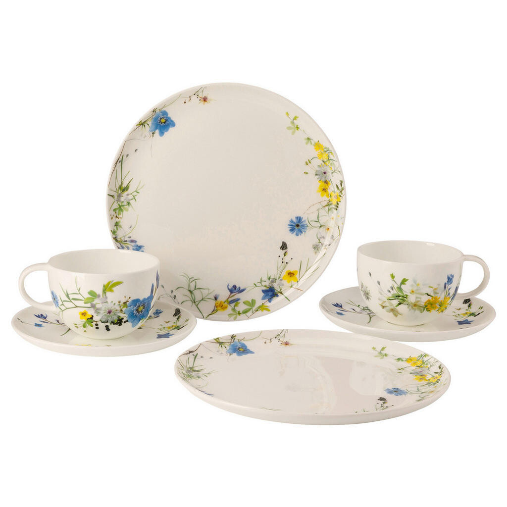 Rosenthal KÁVOVÁ SOUPRAVA, kostní porcelán (bone china)