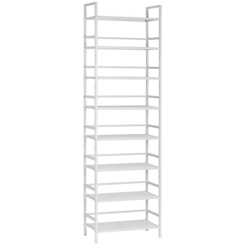 PBJ REGÁL NA BOTY, bílá, 59/196/30 cm