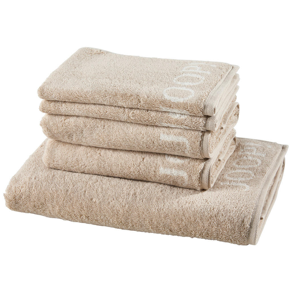 Joop! SADA RUČNÍKŮ A OSUŠEK, pískové barvy, béžová