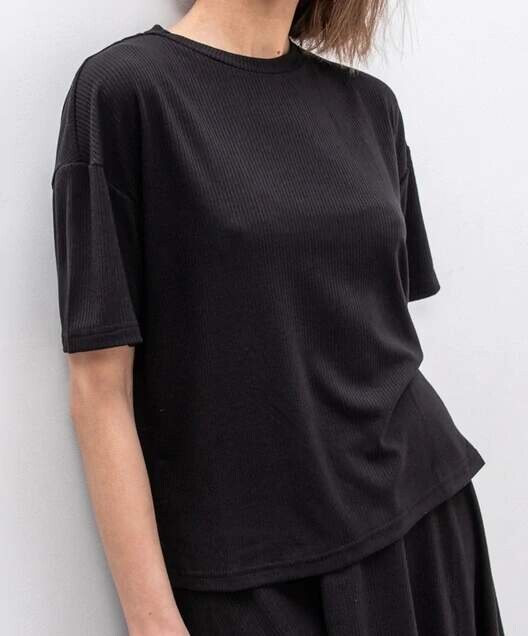 VILA černé tričko