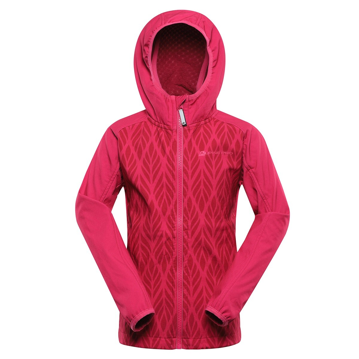 Dětská softshellová bunda s membránou alpine pro ezoro růžová 116-122