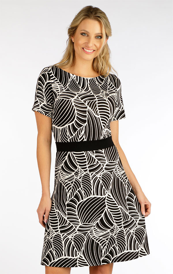 Dámské šaty s krátkým rukávem 5f146 litex s