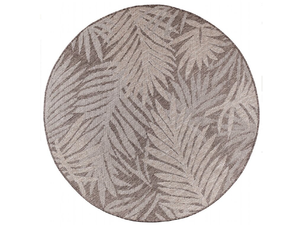 Venkovní vzorovaný koberec EXPRESS PALMY Ø 160 cm Multidecor